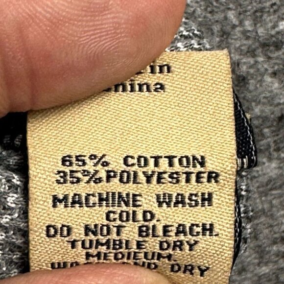 Hudson & Barrow Men's Colorblock Hoodie Small Black/Gray Cotton/Polyester Blend - Picture 6 of 7